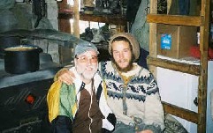 Corey & Dad at the Cabin